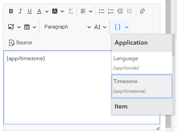 variable de fuseau horaire variable de fuseau horaire