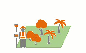 Capturer une zone tout en marchant Capturer une zone tout en marchant