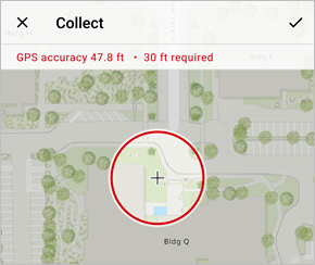 Précision GPS inadéquate Précision GPS inadéquate