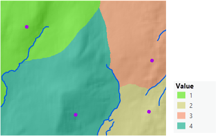 Carte illustrant l'extension du territoire des gardes forestiers en véhicule tout-terrain Carte illustrant l'extension du territoire des gardes forestiers en véhicule tout-terrain
