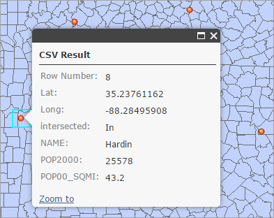 Fenêtre contextuelle des emplacements enrichis Fenêtre contextuelle des emplacements enrichis