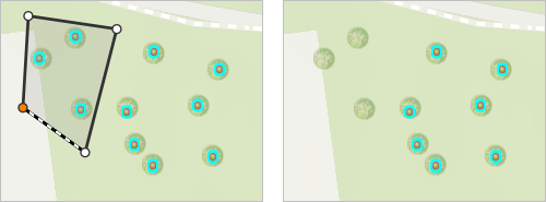 Supprimer des points d’une entité multi-points Supprimer des points d’une entité multi-points