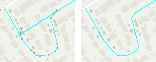 Remodeler une entité linéaire Remodeler une entité linéaire