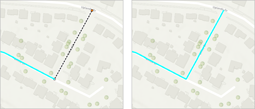 Ajouter la géométrie à une entité linéaire Ajouter la géométrie à une entité linéaire