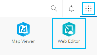 Lanceur d’applications avec Web Editor